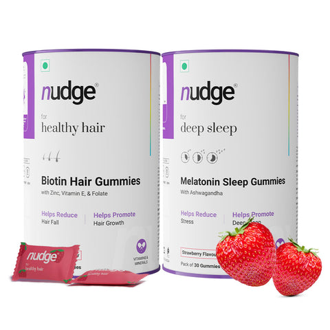Biotin Hair + Melatonin Sleep Gummies